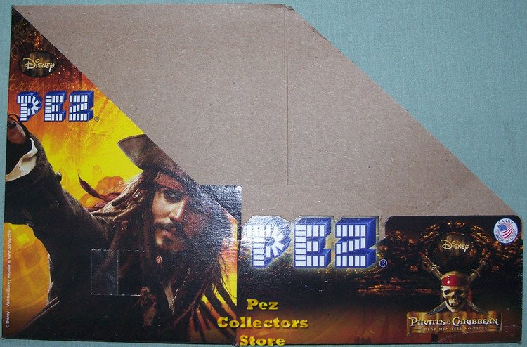 (image for) Pirates of the Caribbean Pez Counter Display 12 ct Box - Click Image to Close