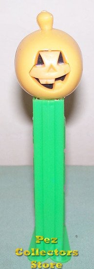 (image for) Die Cut Face Pumpkin A Pez 3.9 TF Green Austria Stem - Click Image to Close
