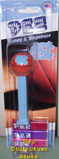 (image for) UNC University of North Carolina Basketball Pez 2008 MOC - Click Image to Close