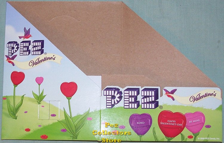 (image for) Valentine Tulips 2009 Pez Counter Display 12 count Box - Click Image to Close