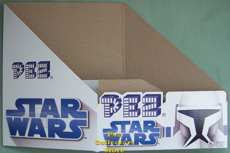 (image for) Clone Wars Star Wars Pez Counter Display 12 count Box - Click Image to Close