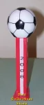 (image for) 2008 Soccer Ball European Championship Pez Red White Stripe Stem