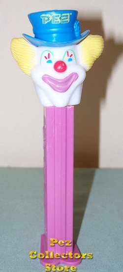(image for) Peter Pez B Clown on Purple stem Loose - Click Image to Close