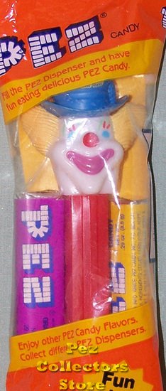 (image for) Peter Pez B Clown on Red stem MIB - Click Image to Close