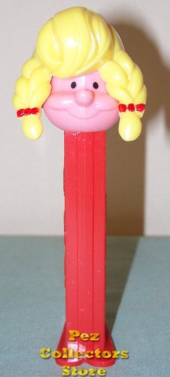 (image for) Pez Pal Girl B Yellow Hair No Extra Holes Loose - Click Image to Close