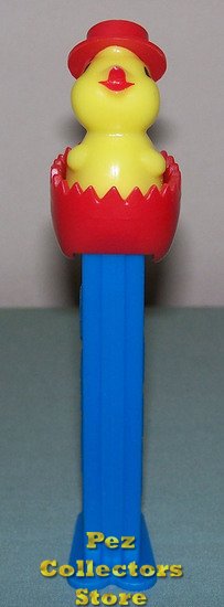 (image for) Pez Chick in Egg C in Hard Red Pointy Shell Loose - Click Image to Close