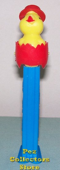 (image for) Pez Chick in Egg B in Soft Red Pointy Shell Loose - Click Image to Close