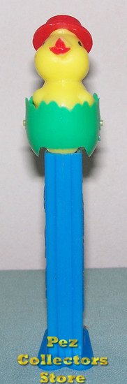 (image for) Pez Chick in Egg B in Soft Green Pointy Shell Loose - Click Image to Close