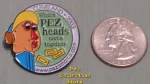 (image for) 2003 Pezamania 13 Pez Make a Face White Border Lapel Pin