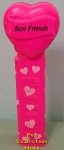 (image for) 2005 Best Friends Heart Pez Neon Pink printed stem Loose