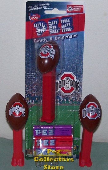 (image for) 2012 Outlined Ohio State NCAA Football Pez MOC - Click Image to Close