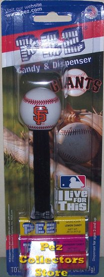 (image for) 2010 SF Logo San Francisco Giants MLB Pez MOC - Click Image to Close