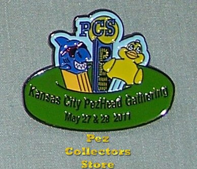 (image for) 2011 KC PezHead Gathering Attendance Pin - Click Image to Close