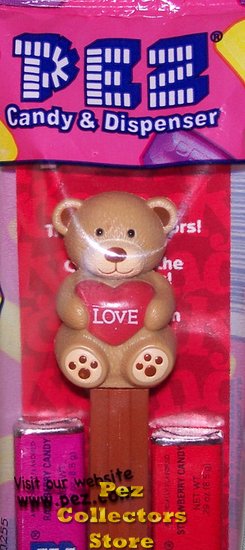 (image for) 2011 Valentines Day Love Teddy Bear Pez MIB - Click Image to Close