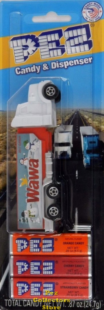 (image for) 2017 Wawa Snowmen Truck Rig Promotional Pez - Click Image to Close