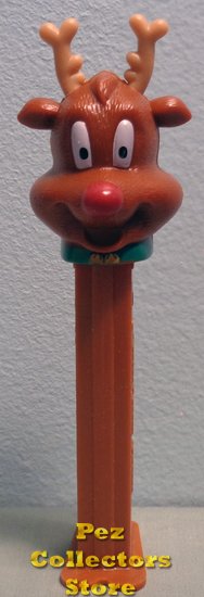 (image for) 2012 Christmas Pez New Red Nosed Reindeer with 2 dots Loose - Click Image to Close