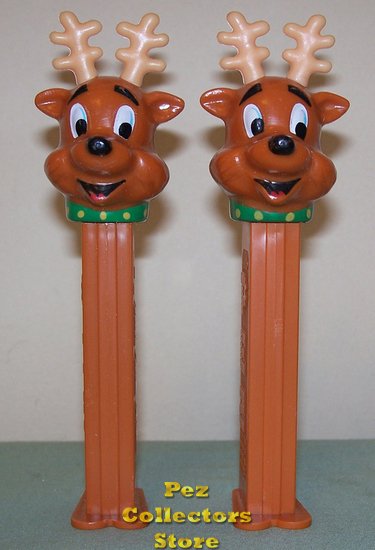 (image for) 9 spot Reindeer Pez 2002 Christmas Release Loose - Click Image to Close