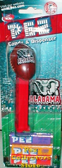 (image for) Alabama Crimson Tide Football Ltd. Ed. Pez MOC - Click Image to Close