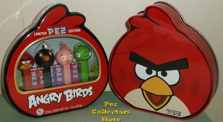 (image for) Angry Birds Pez in Red Bird Gift Tin - Click Image to Close