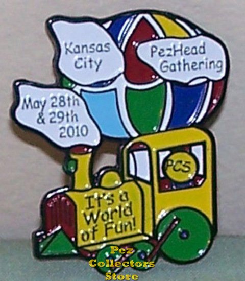 (image for) 2010 KC PezHead Gathering Attendance Pin - Click Image to Close