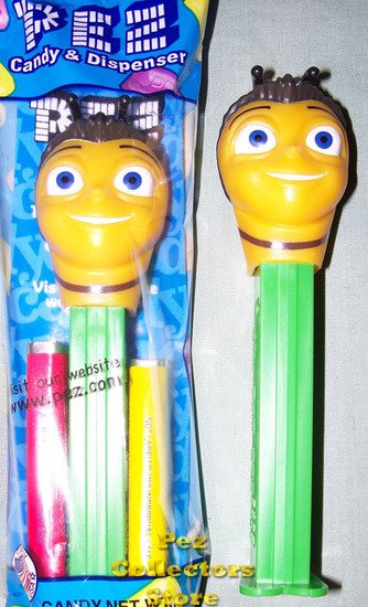 (image for) Barry B. Benson Pez from the Bee Movie MIB! - Click Image to Close