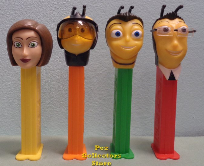 (image for) Bee Movie Pez Set of 4 Loose - Click Image to Close