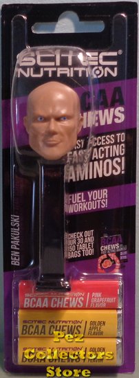 (image for) Ben Pakulski Body Builder Pez MOC with BCAA Chews - Click Image to Close