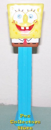 (image for) Dressed SpongeBob Pez on Blue Stem Loose - Click Image to Close