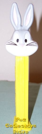 (image for) Bugs Bunny B Pez on Yellow Warner Bros Looney Tunes - Click Image to Close