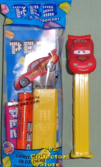 (image for) Disney Cars 2 Lightning McQueen Pez MIB - Click Image to Close
