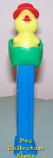 (image for) Pez Chick in Egg D in Green Wavy Shell Loose - Click Image to Close