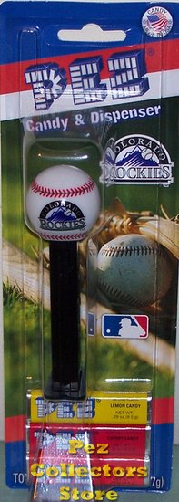 (image for) Colorado Rockies Major League Baseball Pez MOC - Click Image to Close