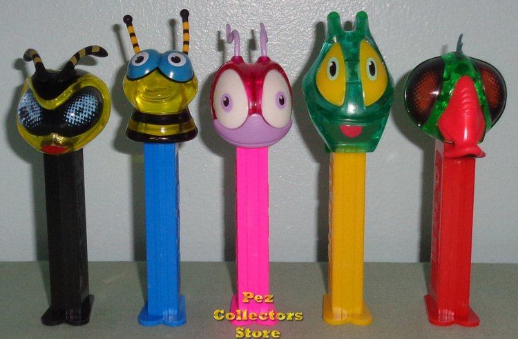 (image for) Kids Connection Colored Crystal Bugz Pez Set of 5 - Click Image to Close