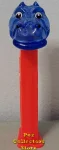 (image for) Kooky Zoo Blue Crystal Hippo Pez on Neon Red Stem Loose