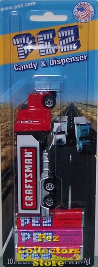 (image for) 2011 Craftsman Hauler Truck Black Rig Promotional Pez