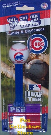 (image for) Chicago Cubs with Cub Major League Baseball Pez MOC - Click Image to Close