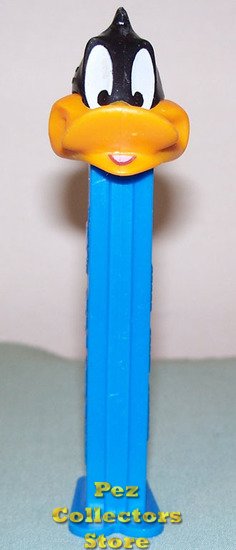(image for) Daffy Duck C Orange Beak Blue Stem Pez WB Looney Tunes Loose - Click Image to Close