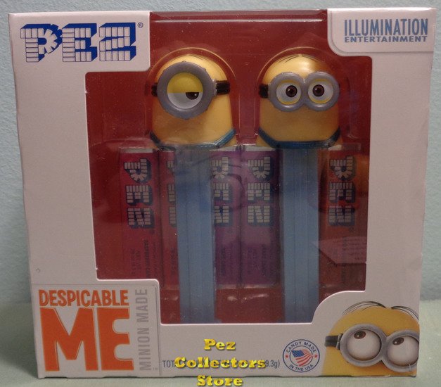 (image for) Despicable Me Minion Pez Twin Pack with Dave and Stuart Pez - Click Image to Close