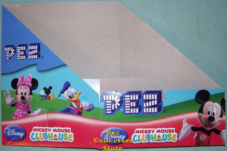 (image for) Disney Mickey Mouse Clubhouse Pez Counter Display 12 count Box - Click Image to Close