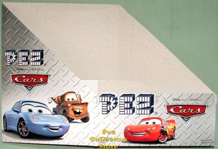 (image for) Disney Pixar Cars Pez Counter Display 12 count Box - Click Image to Close