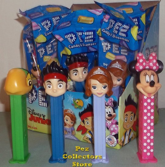 (image for) Disney Junior Pez Set of 4 - Jake, Skully, Sofia & Minnie - Click Image to Close