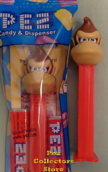 (image for) Donkey Kong Pez from Super Mario Nintendo Mint in Bag - Click Image to Close