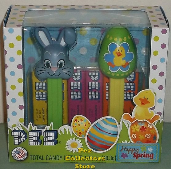 (image for) Bunny and Ducky Egg Happy Spring Easter Pez Boxed Set - Click Image to Close
