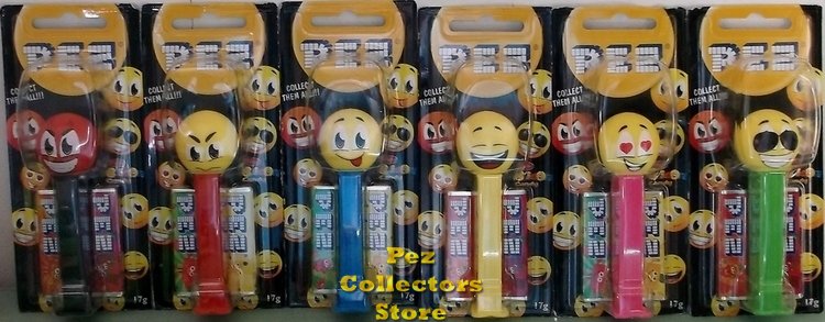 (image for) Australian Emoticon Pez Set of 6 MOC - Click Image to Close
