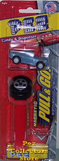 (image for) Disney Pull and Go Detachable Cars 2 Finn McMissile Pez MOC - Click Image to Close