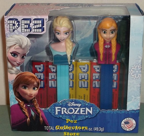 (image for) Boxed Disney Frozen Pez Gift Set with Elsa and Anna - Click Image to Close