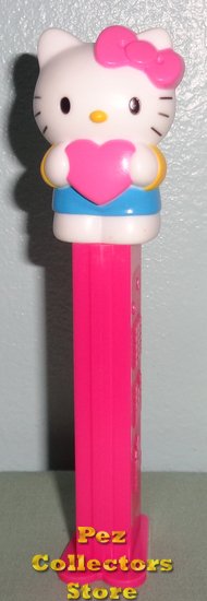 (image for) Hello Kitty with Pink Bow and Heart Full Body Pez Loose - Click Image to Close