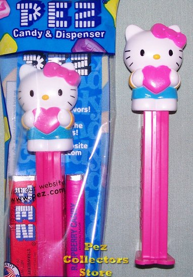 (image for) Hello Kitty with Pink Bow and Heart Full Body Pez - Click Image to Close