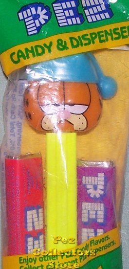 (image for) Sleepy Garfield with Night Cap Pez - Series II MIB - Click Image to Close