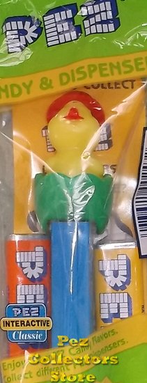 (image for) Pez Chick in Egg D in Green Wavy Shell MIB
